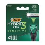 Сменные кассеты для бритвы BIC Hybrid 3 Flex Sensitive 4 шт