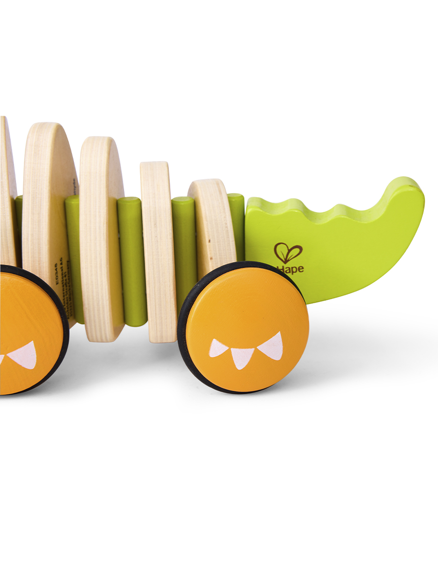 Игрушка Hape каталка Крокодил - фото 14