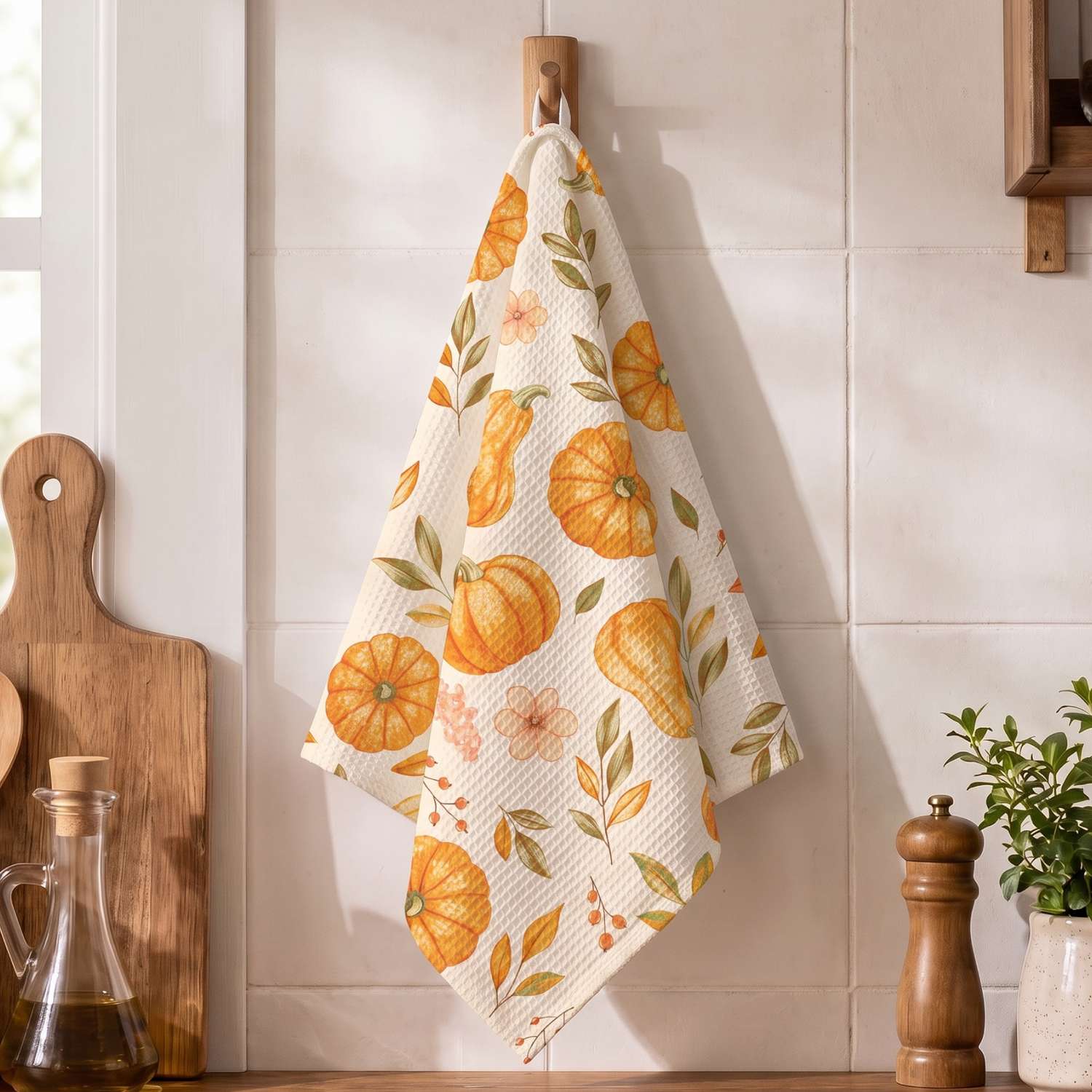 Полотенце Василиса Тыквы рисунок 45 x 60 см - фото 1