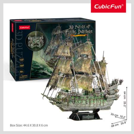 Пазл CubicFun Корабль Летучий Голландец 3D