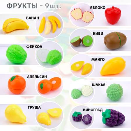 Игрушка TIPTOPOLIS продукты 25 предм.