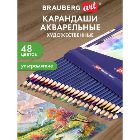 Карандаши акварельные Brauberg 48 шт.