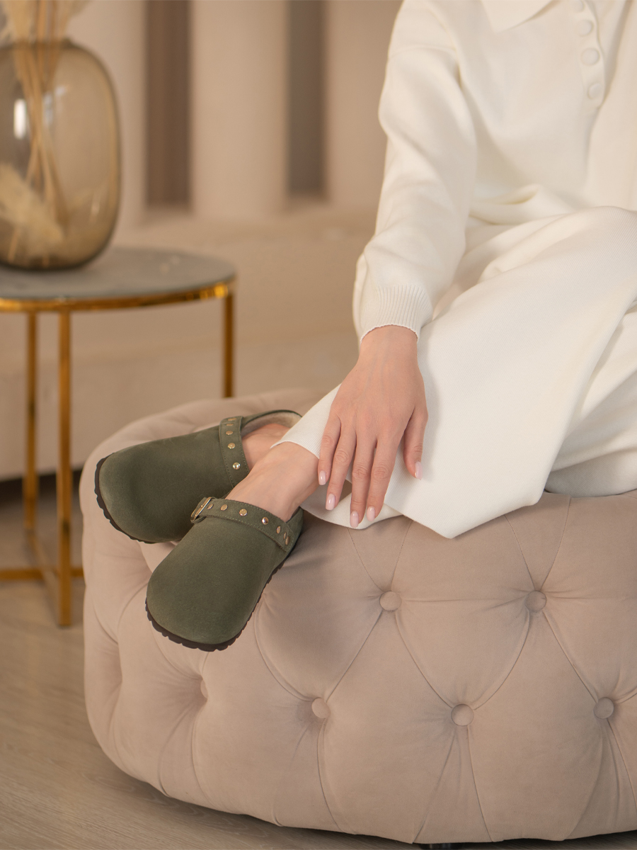 Сабо ORTMANN 12.42_Naomi_зеленый мох, з/м - фото 3