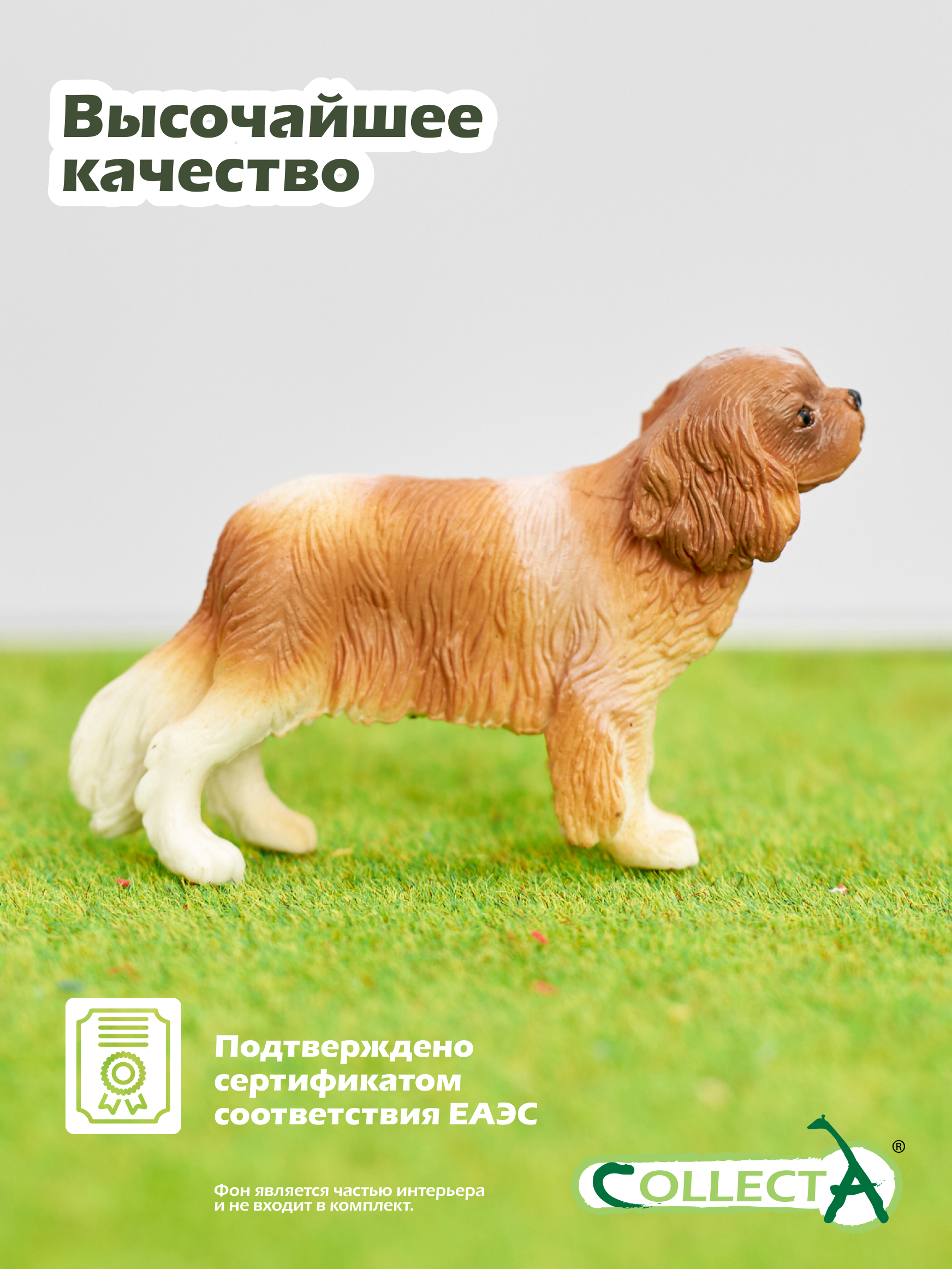 Фигурка Collecta Собака Кинг Чарльз спаниель - фото 5