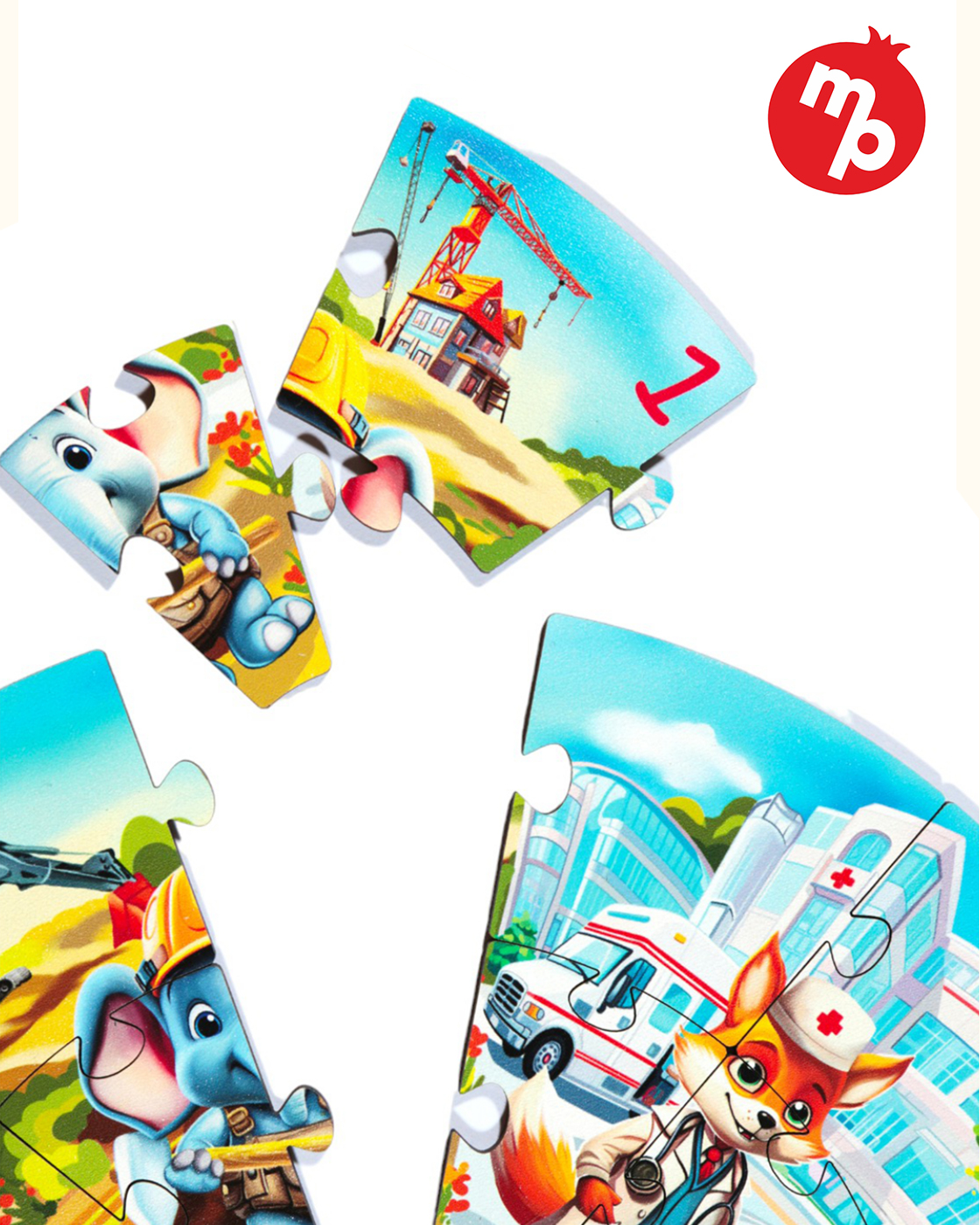 Пазл 1TOY Профессии деревянный - фото 7