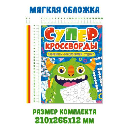 Книга Проф-Пресс для детей. Кроссворды ребусы головоломки. Комплект из 2 шт. по 80 стр