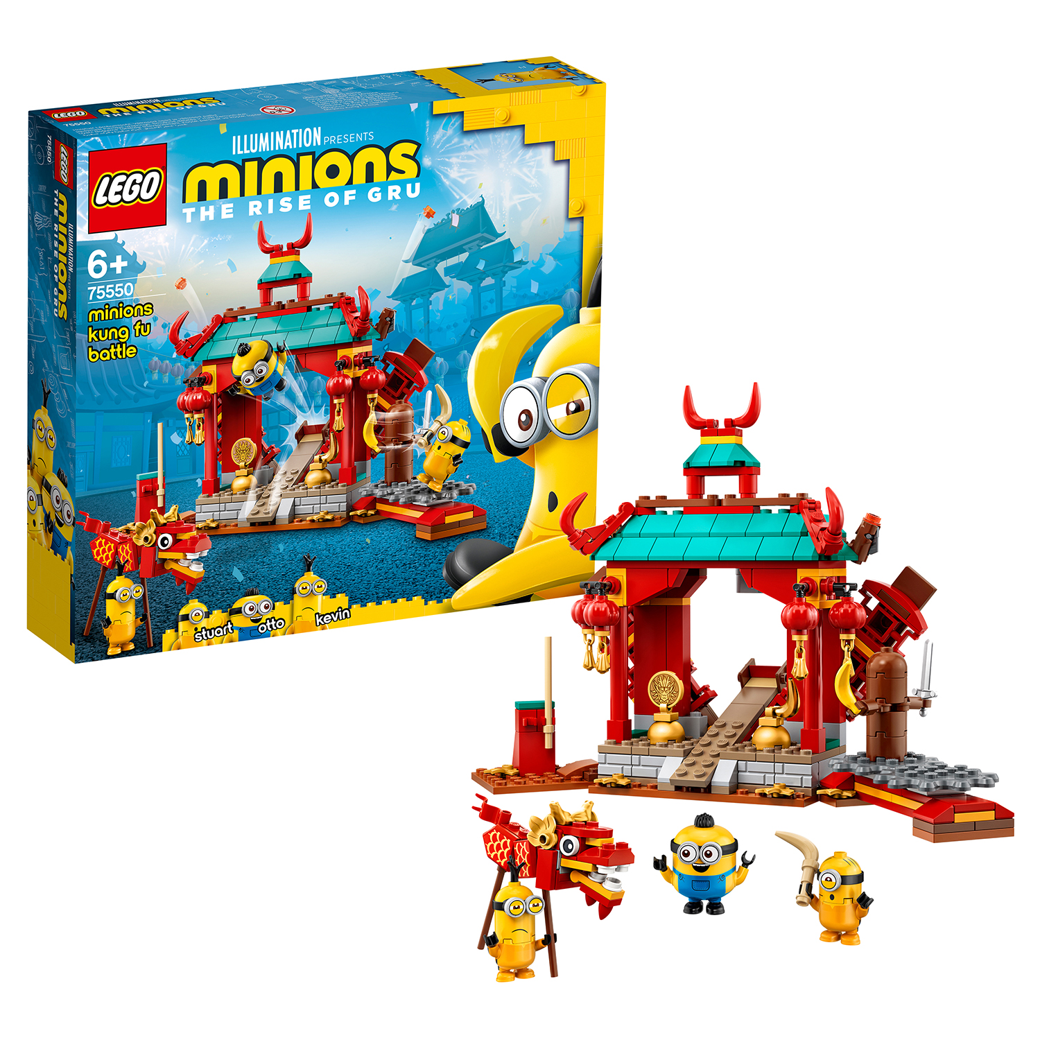 Конструктор LEGO Minions Бойцы кунг-фу блочный - фото 1