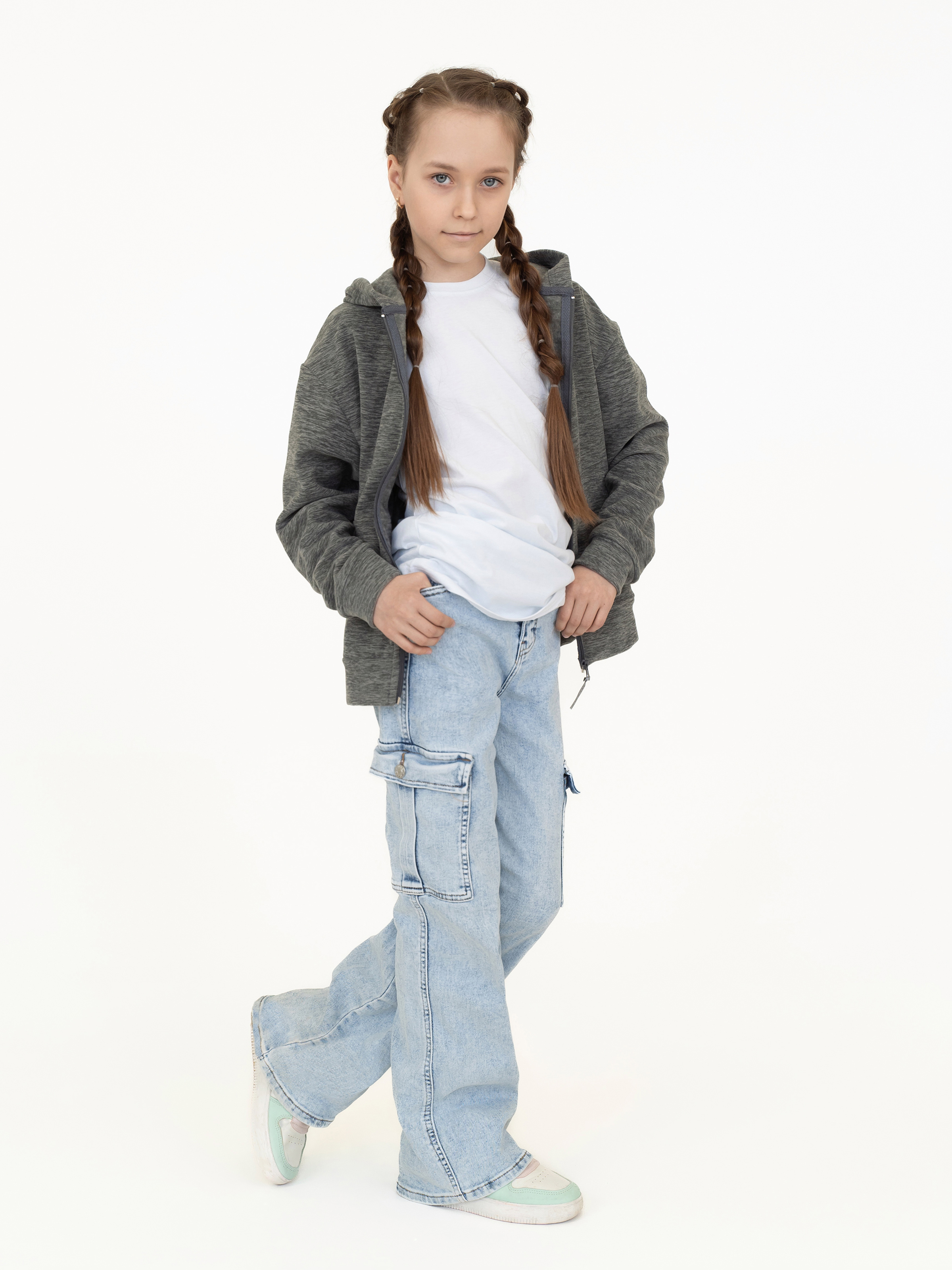 Толстовка Утенок 601кт серый - фото 20