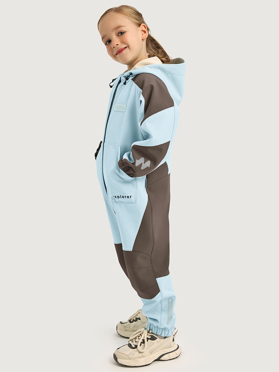 Комбинезон NIKASTYLE 8л15026 небесный/кофе - фото 10