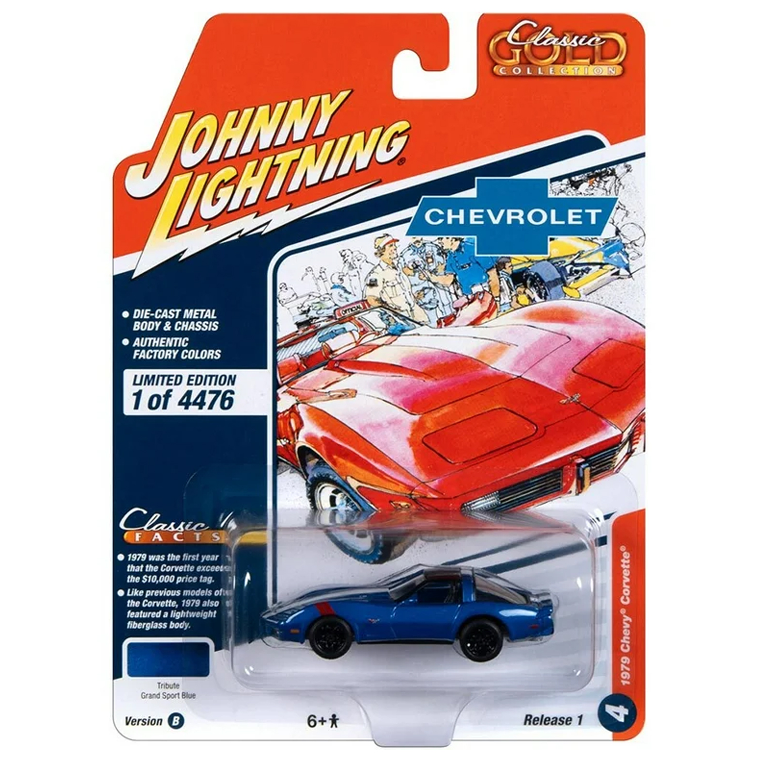 Автомобиль Johnny Lightning 1:64 JLCG031B-R1-N4 - фото 3