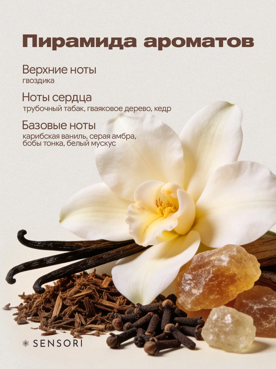 Гель для стирки SEPTIVIT SENSORI Tobacco Vanilla 1 л - фото 2