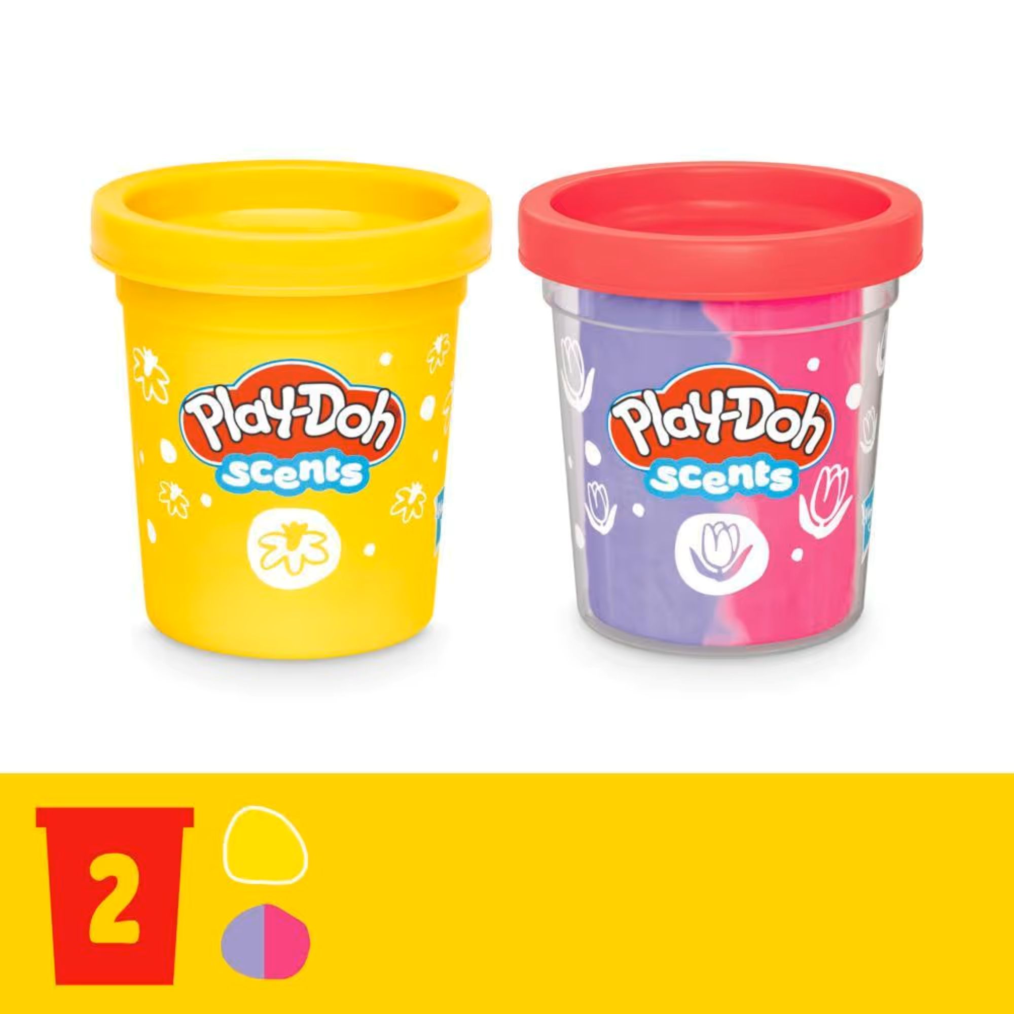 Масса для лепки Hasbro набор Play-Doh Цветочный дуэт - фото 4