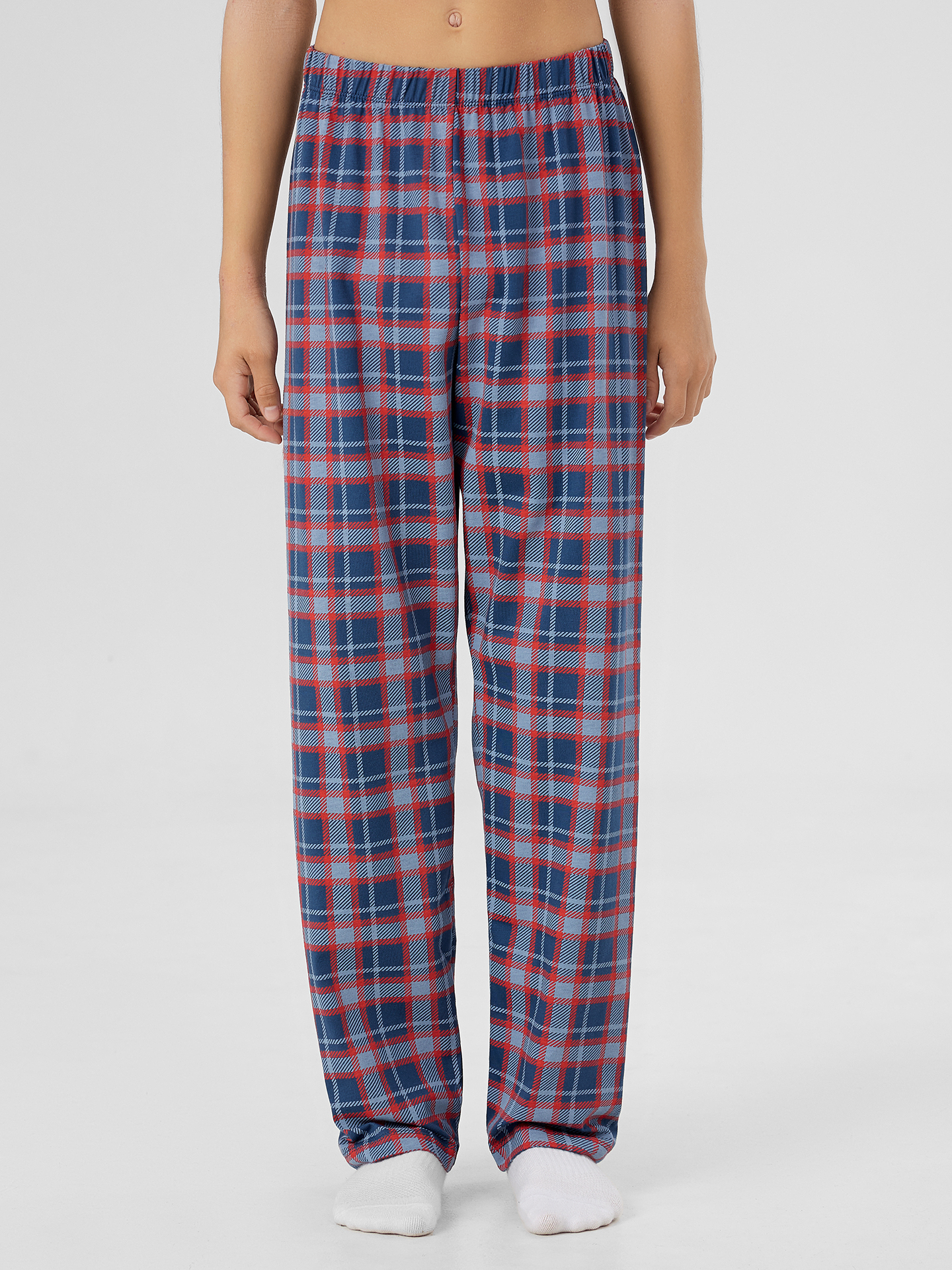 Пижама Mark Formelle (Марк Формэль) 563334/ярко -красный +красно -синяя клетка - фото 6