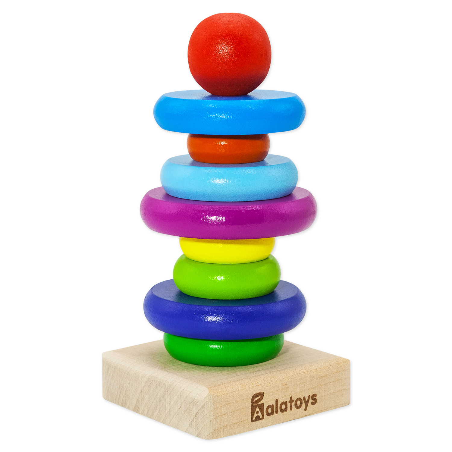 Игрушка Alatoys пирамидка - фото 15