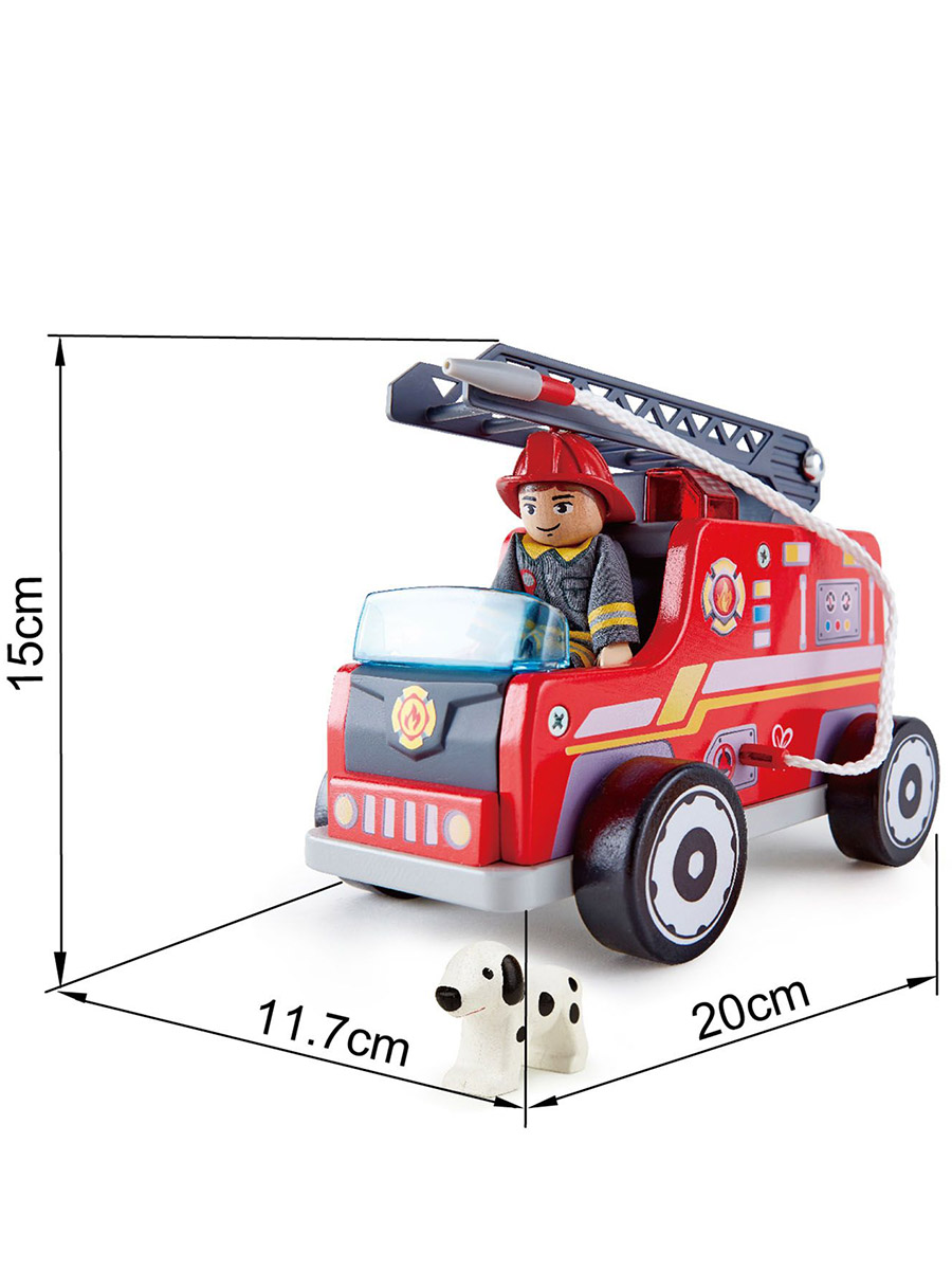 Пожарная машина Hape с водителем E3024_HP - фото 5