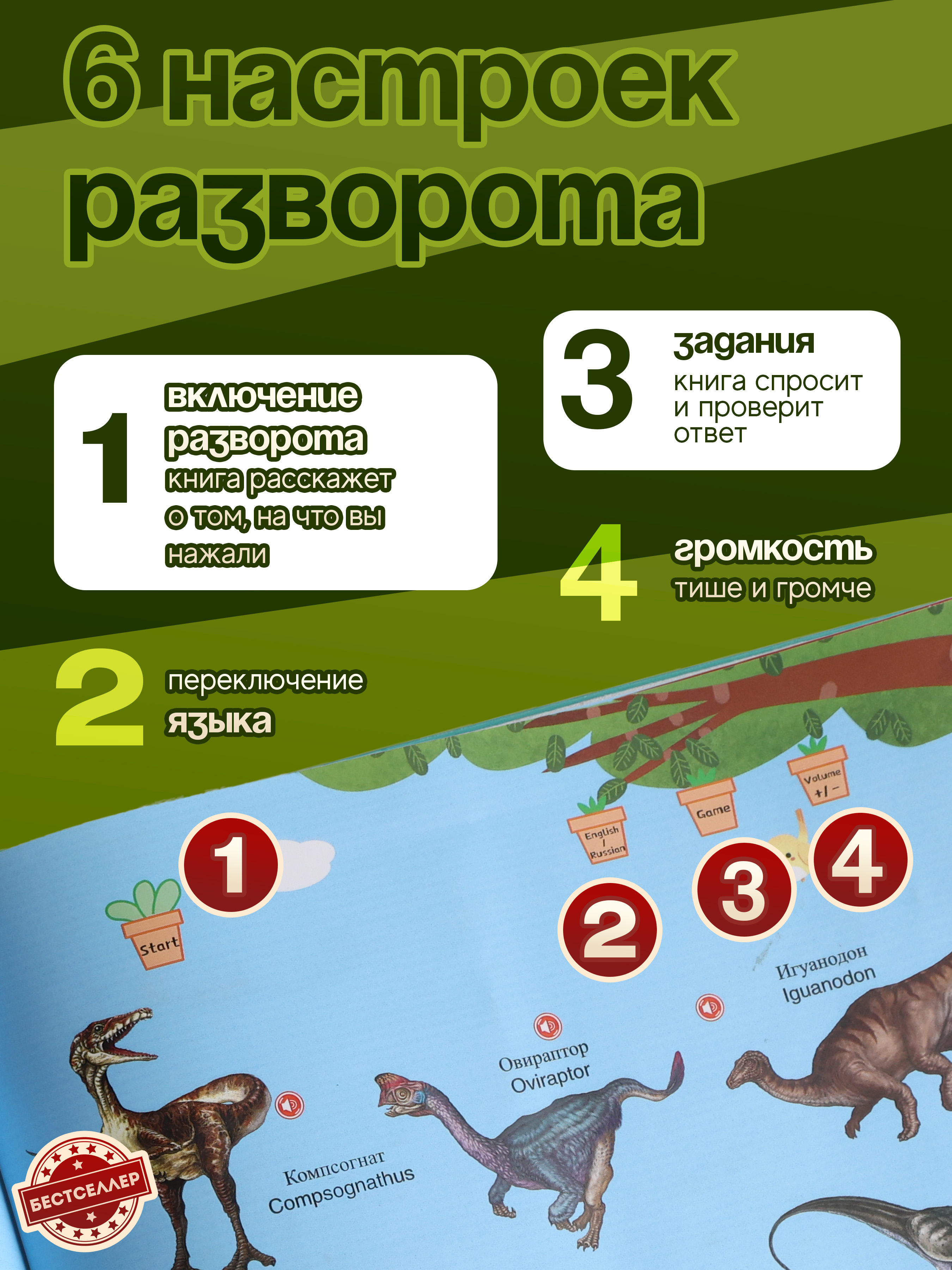Энциклопедия. Обучающая книжка-плакат Бестселлер Развивающая энциклопедия для детей - фото 14