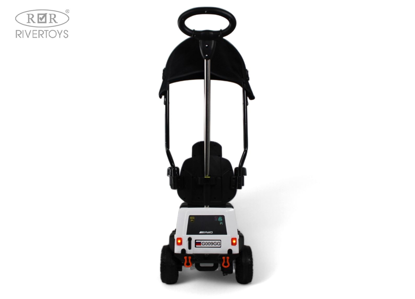 Электромобиль RIVERTOYS G009GG-WHITE С пультом ДУ - фото 6