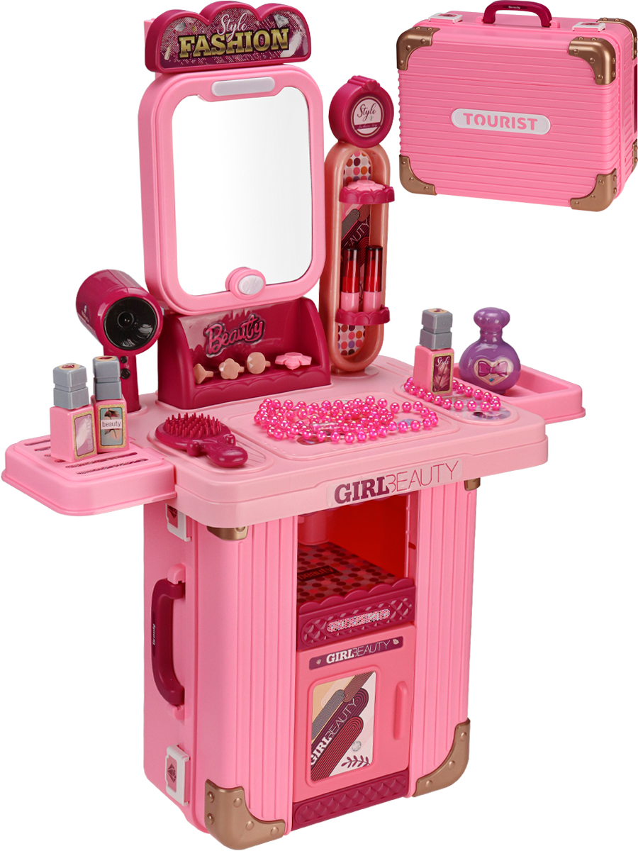 Игрушка Yako Toys туалетный столик, косметика, фен, бижутерия - фото 6