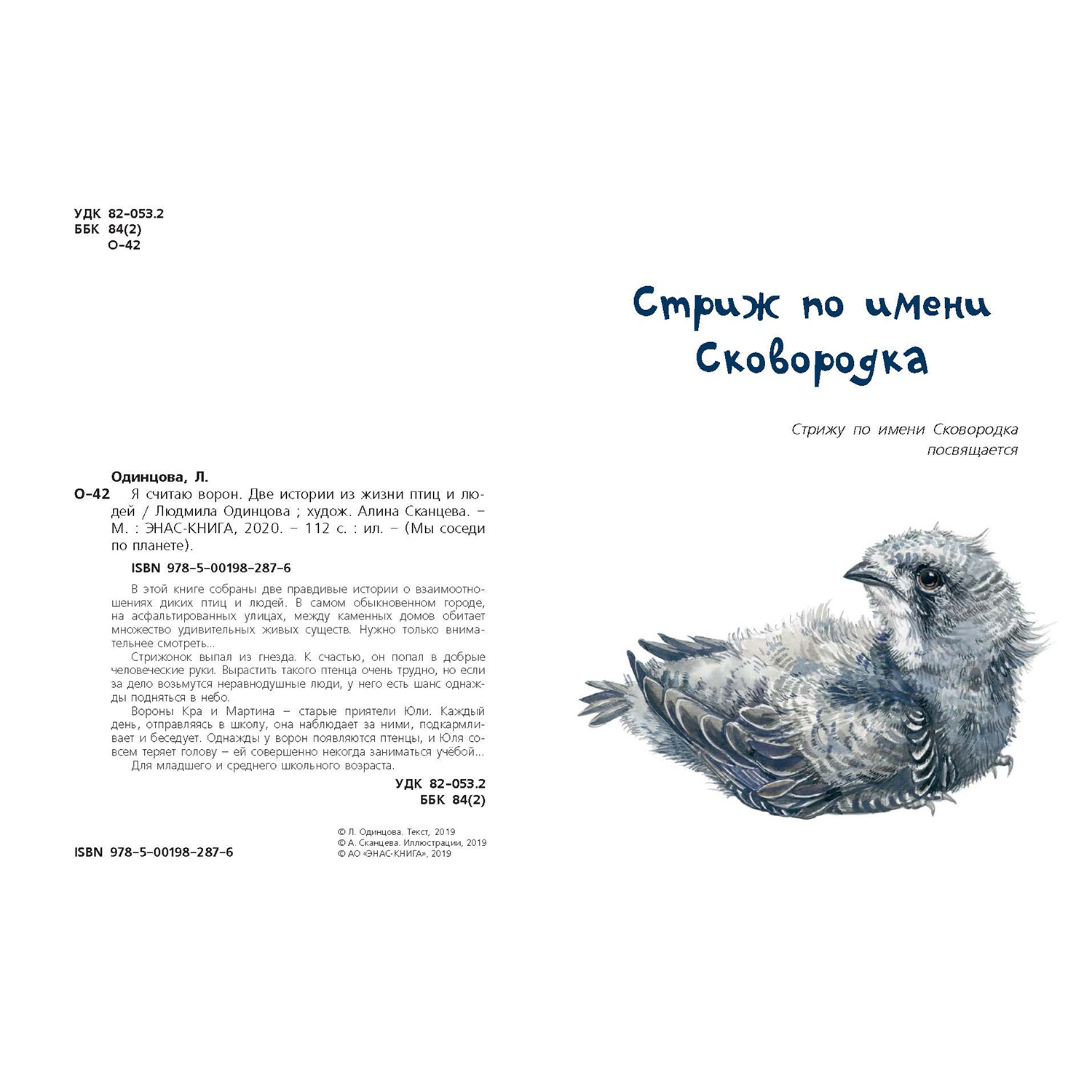 Книга ЭНАС-книга Я считаю ворон. Две истории из жизни птиц и людей - фото 2