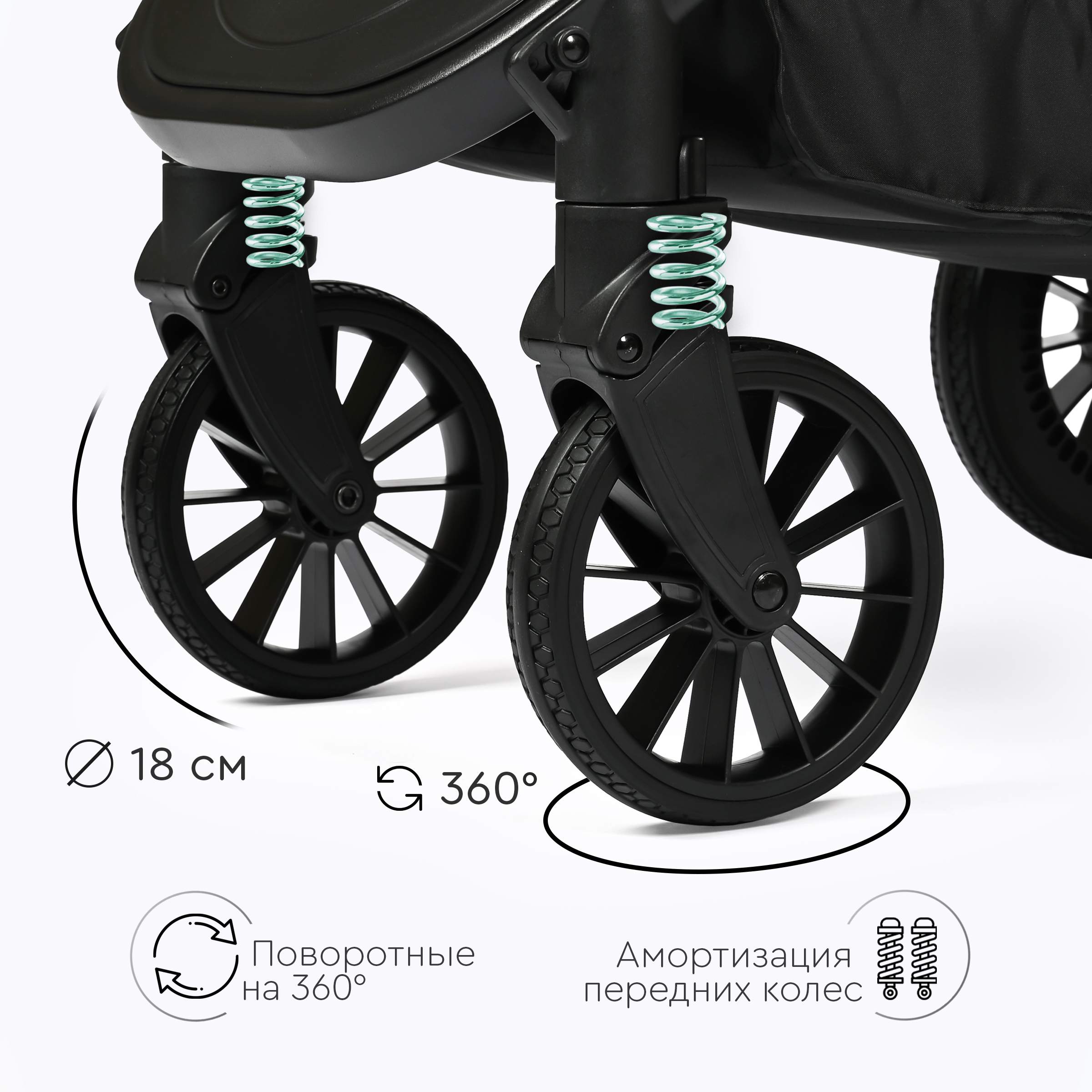 Коляска 3в1 Tomix Walker - фото 16