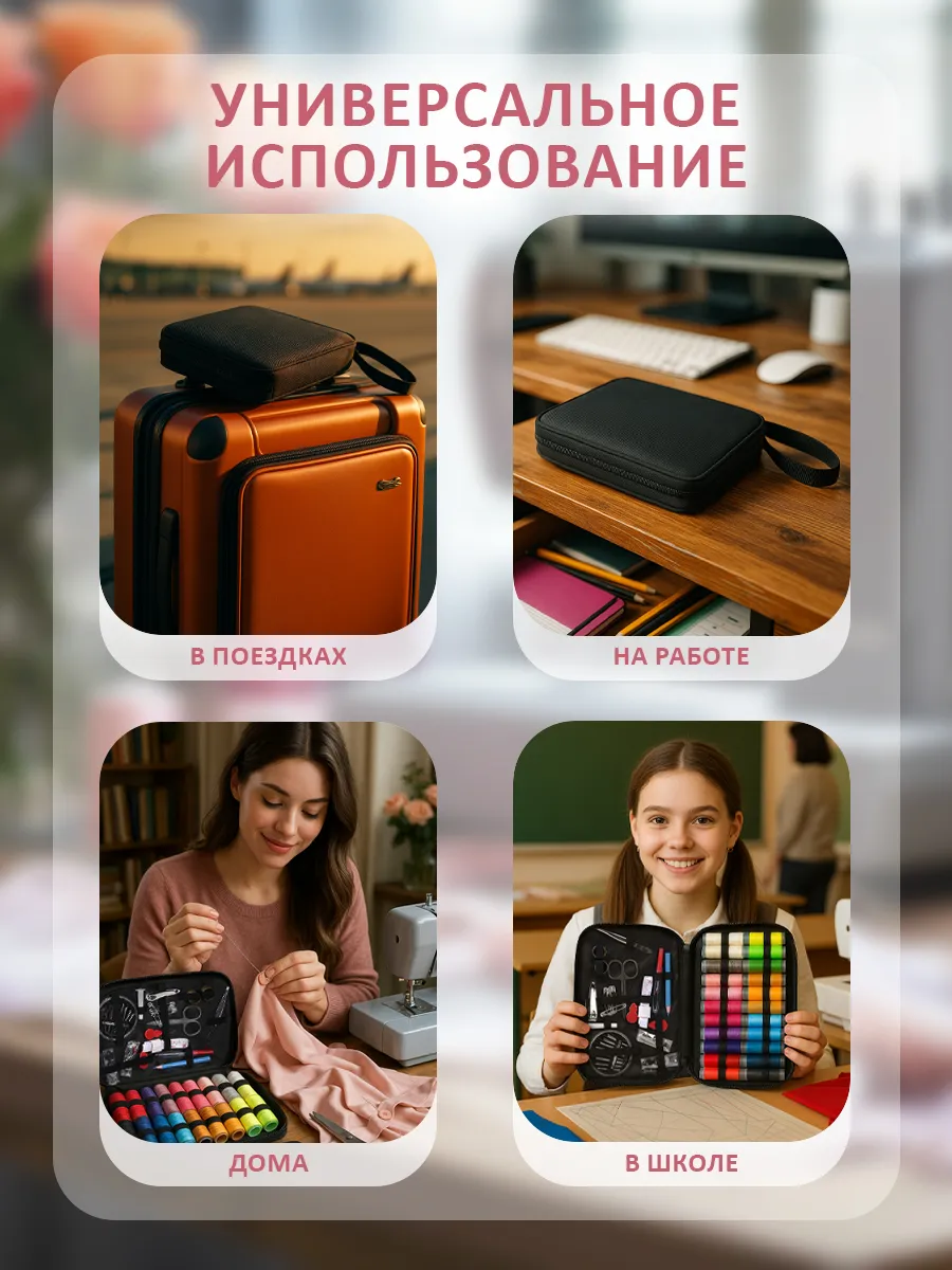 Набор для шитья Magic 4 Hobby 87 предметов в органайзере - фото 5