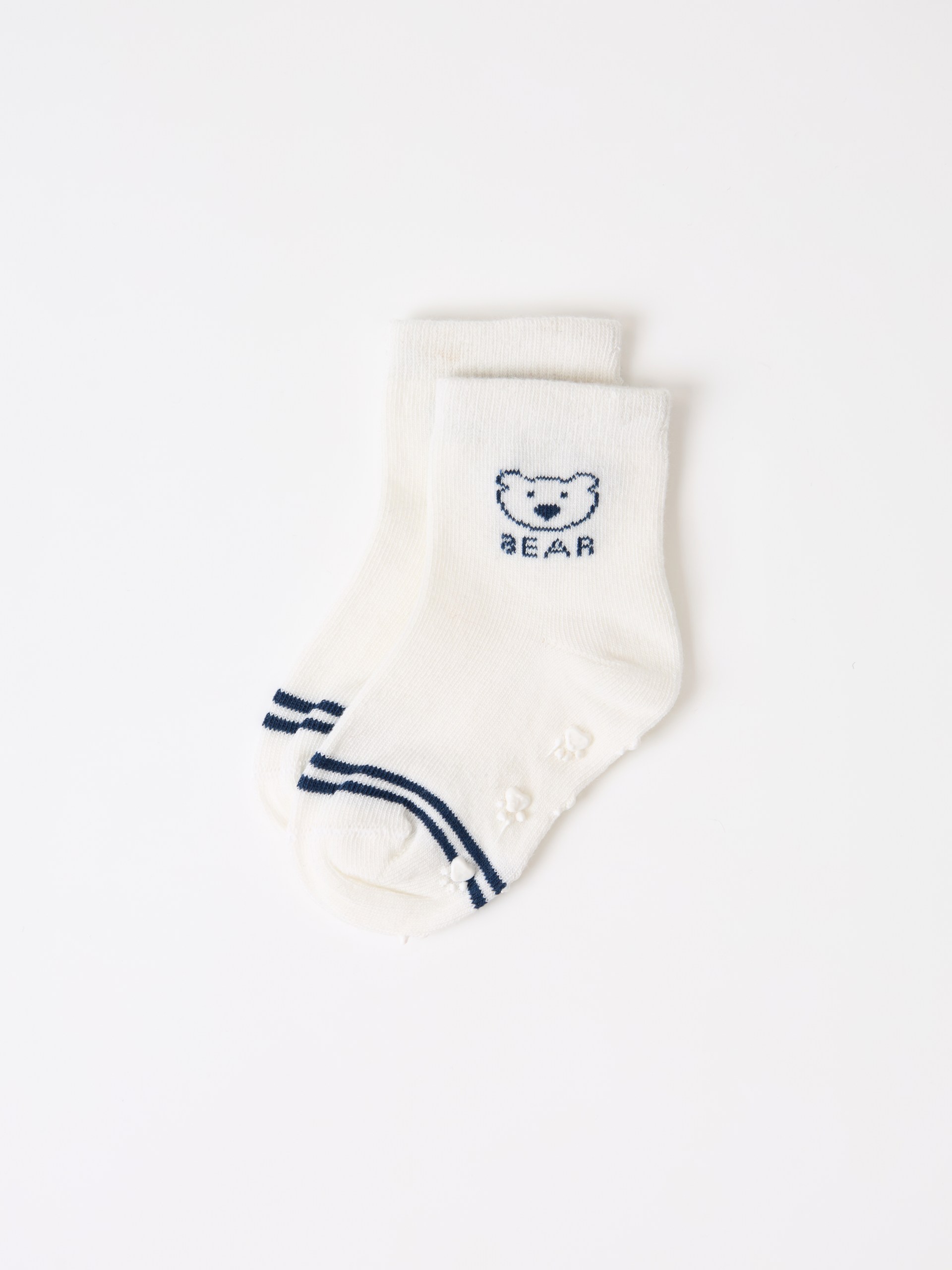 Носки 4 пары ALEX YVN B-2033-4-бел.син.сер. - фото 11