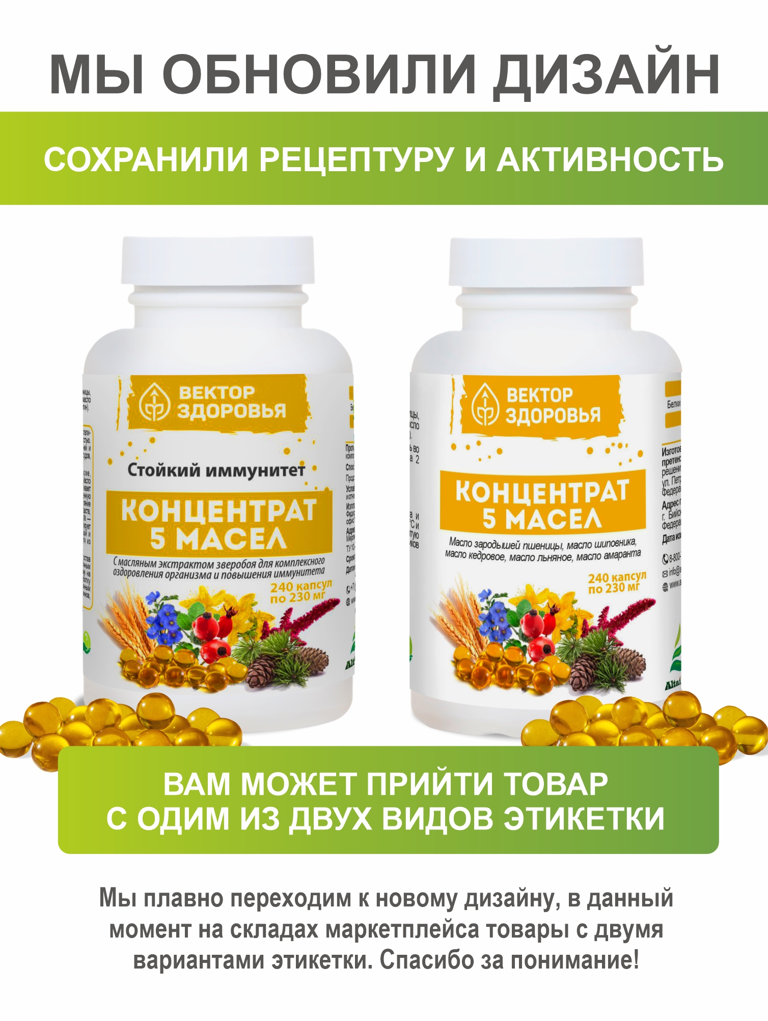 Комплекс масел Алтайские традиции Стойкий иммунитет 240 капсул - фото 4