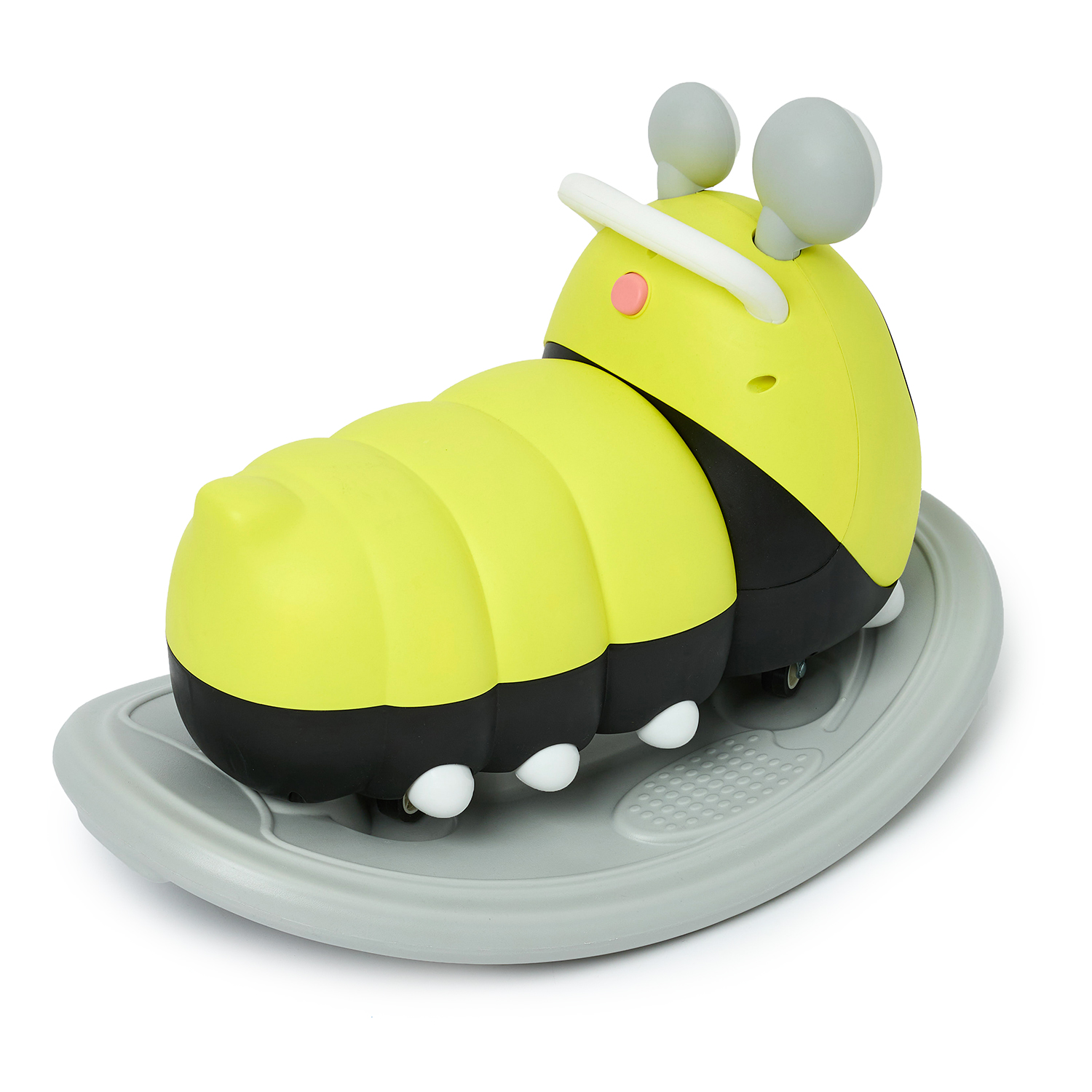 Каталка BabyGo Гусеница желтый - фото 8