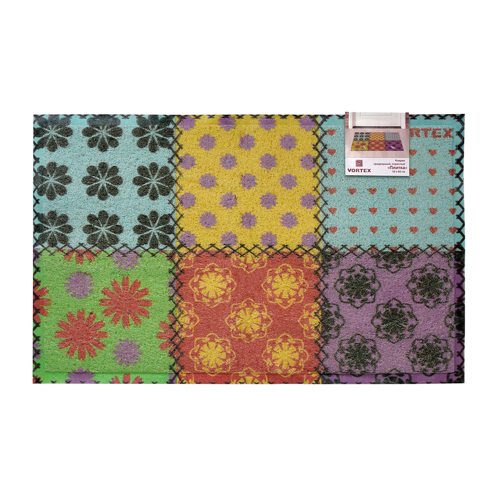 Ковёр придверный Vortex Плитка 50 x 80 см - фото 6