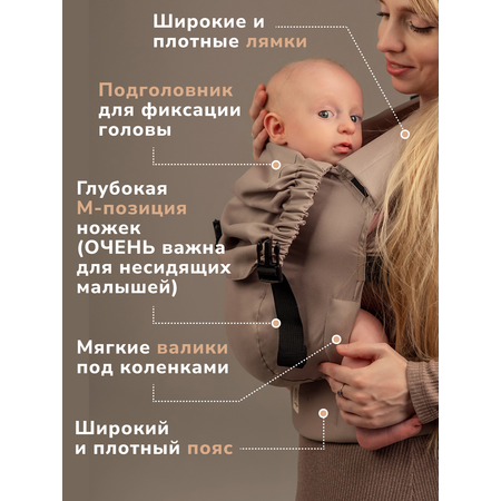 Эргорюкзак СлингУля Супер-м беби 2+