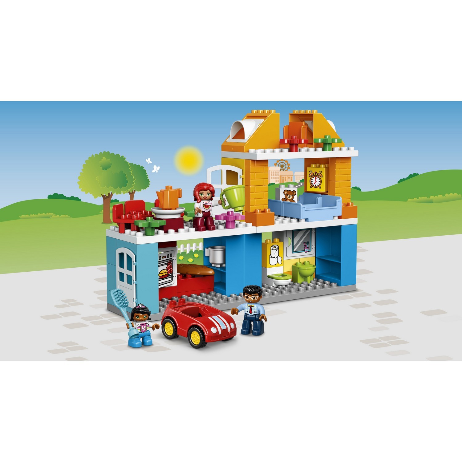 Конструктор LEGO DUPLO Семейный дом блочный - фото 4
