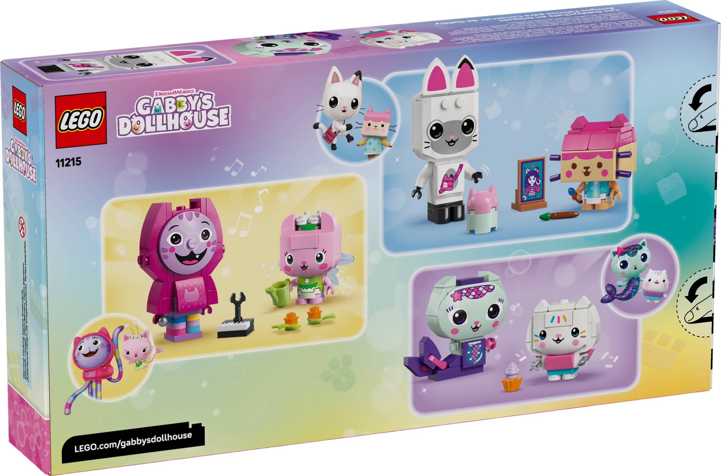 Изображение товара Конструктор LEGO Gabby's Dollhouse 11215 с 6 персонажами