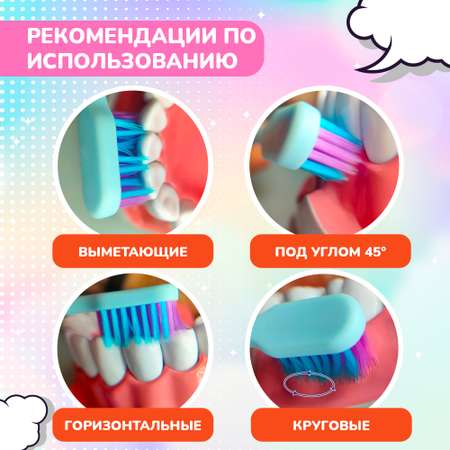 Зубная щетка классическая Fazzet ORGANIC от 10 лет 2 шт.