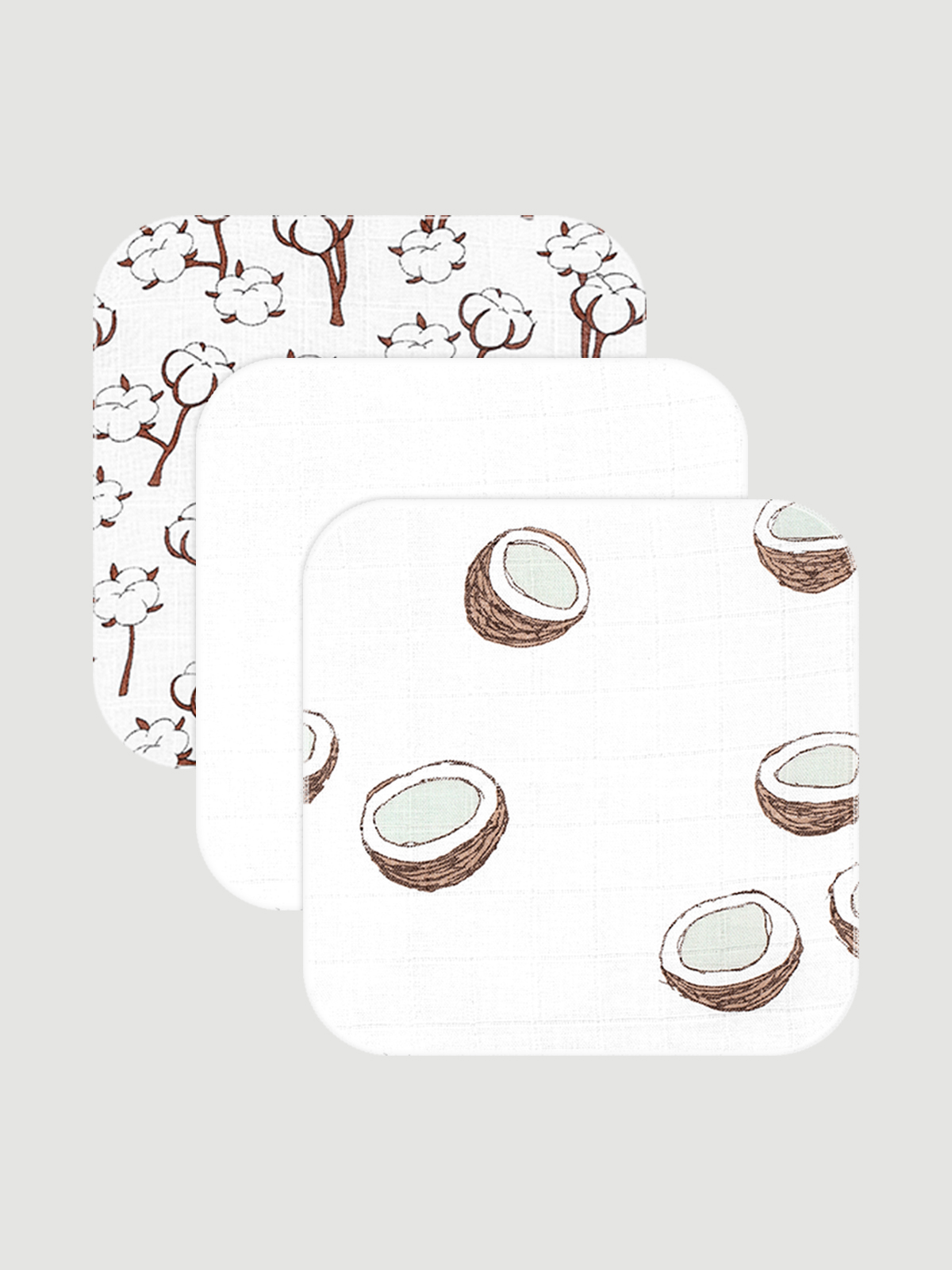 Нагрудник Mjolk текстиль 3 шт. - фото 2