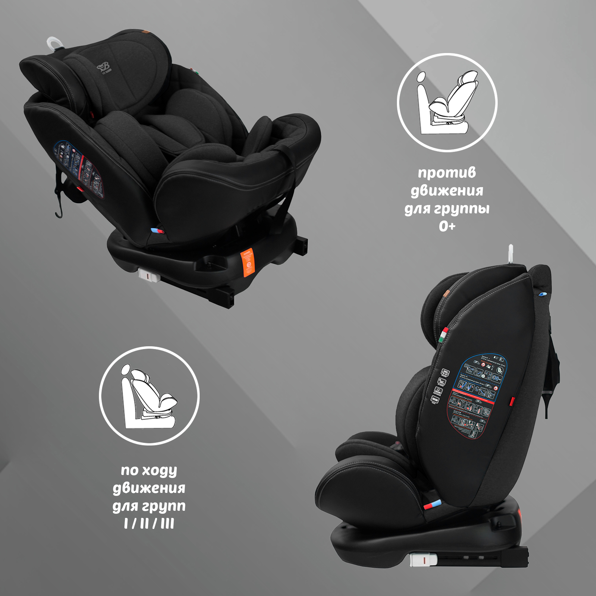 Автокресло Sweet Baby Ranger Isofix 0+/1/2/3 (0-36 кг) - фото 6