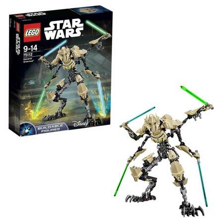 Конструктор LEGO Star Wars General Grievous блочный