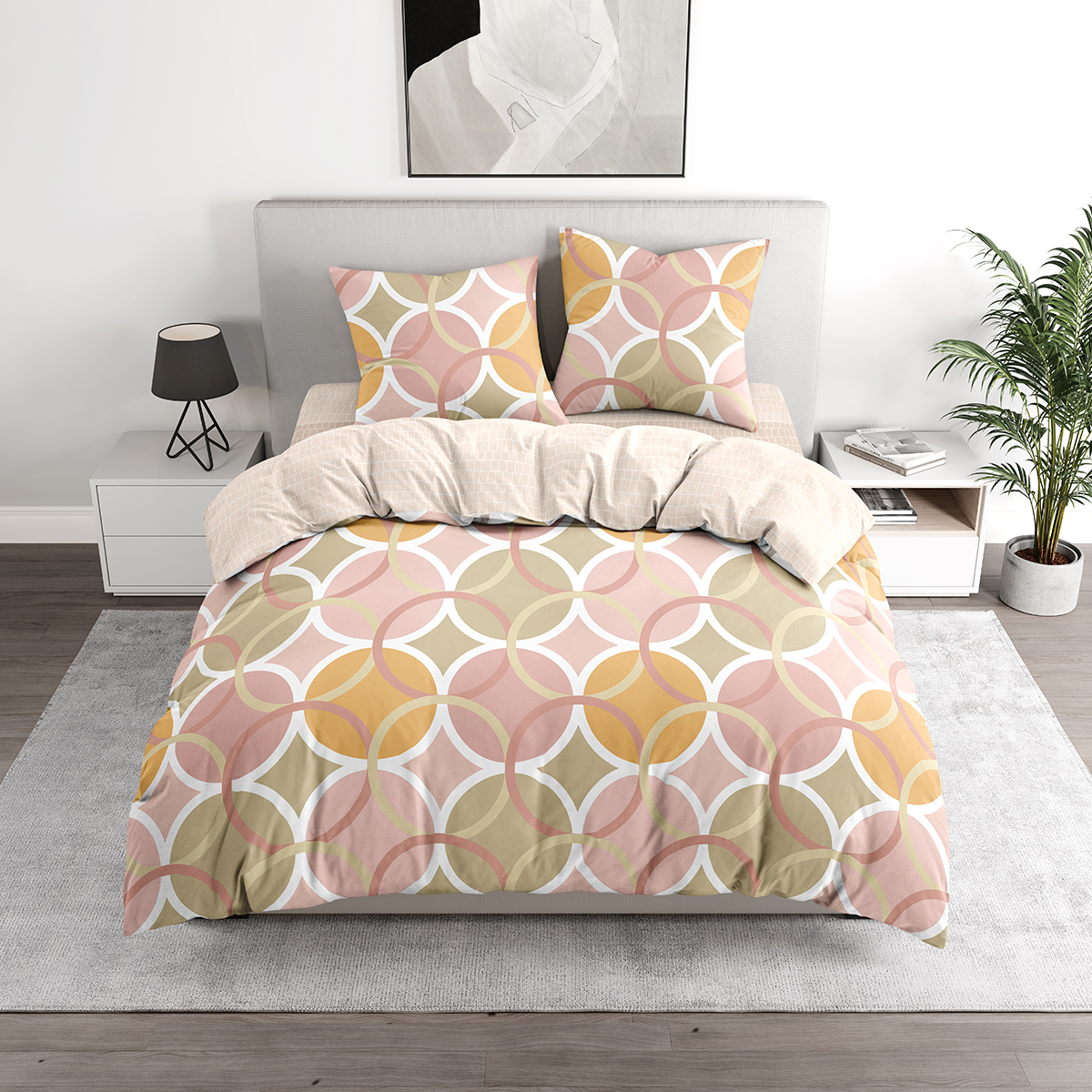 Комплект постельного белья BRAVO Алма двуспальный 4 предм. - фото 14