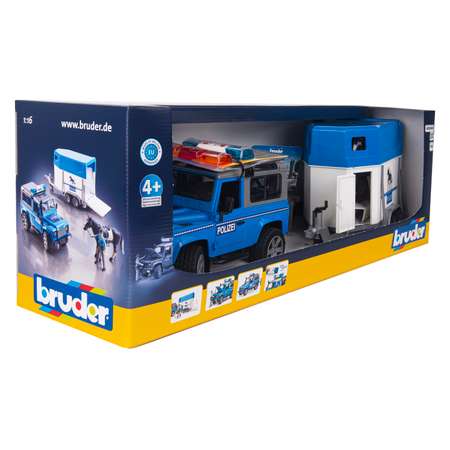 Игровой набор Bruder Land Rover Полиция