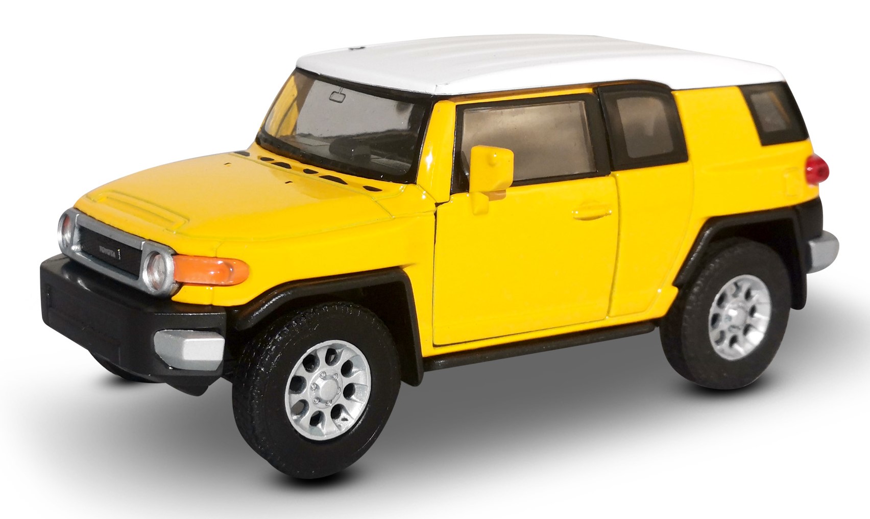 Внедорожник Welly Toyota 43639L-Wжелтый - фото 1