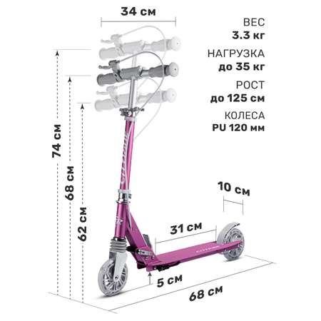Самокат CITYRIDE двухколесный