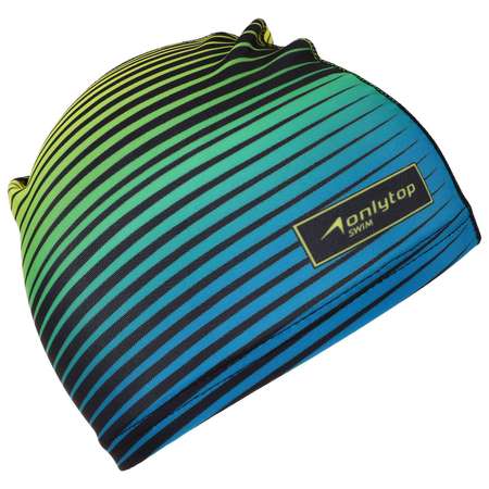 Шапочка для плавания ONLITOP детская Swim. тканевая. обхват 46-52 см