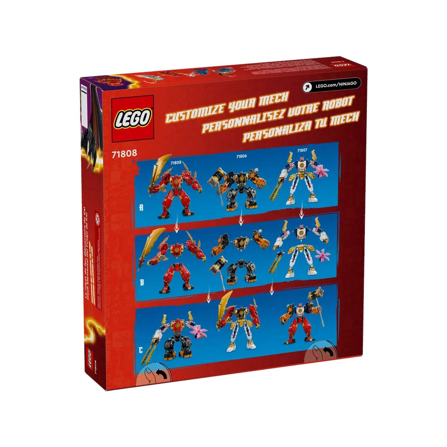 Конструктор LEGO NINJAGO Элементальный огненный меч Кая 322 дет. - фото 4