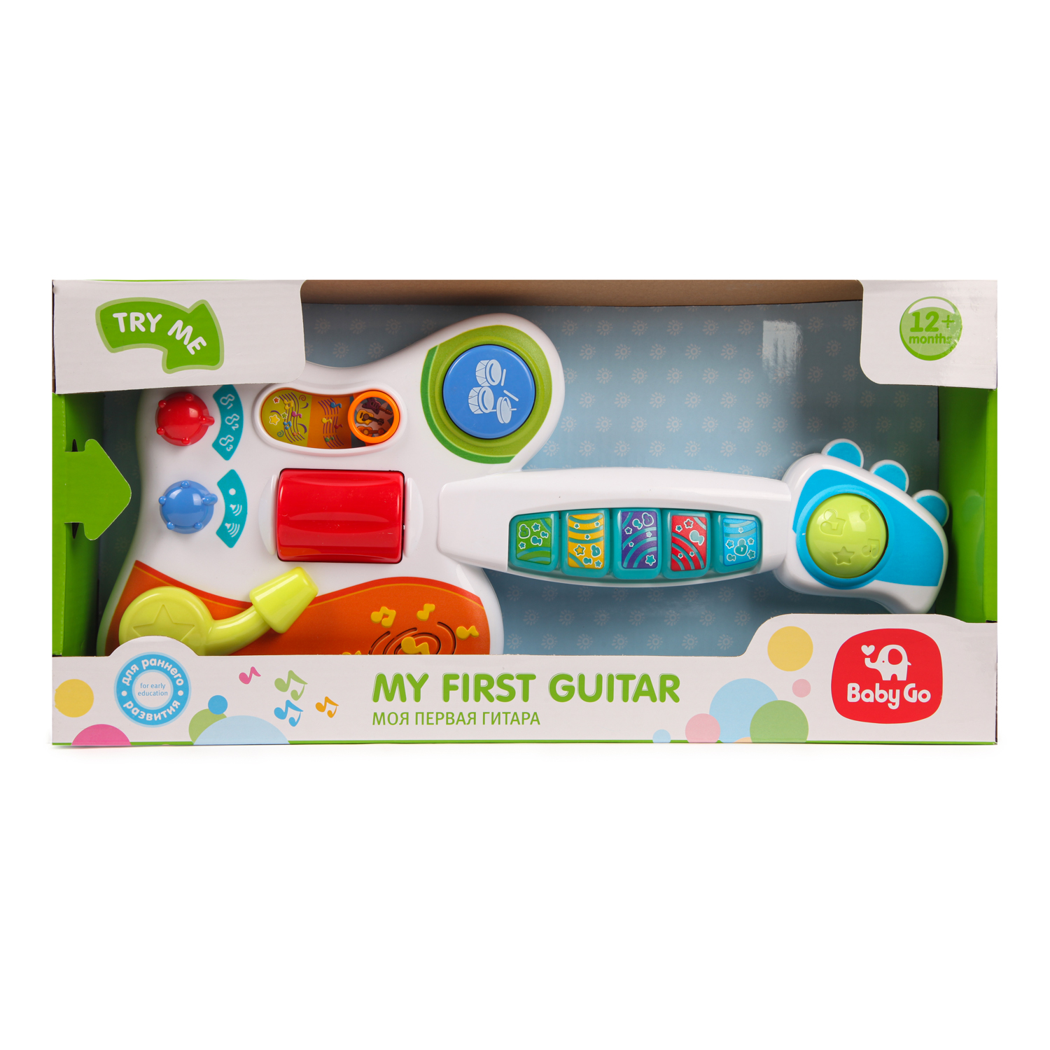 Игрушка музыкальная BabyGo Моя первая электрогитара - фото 11