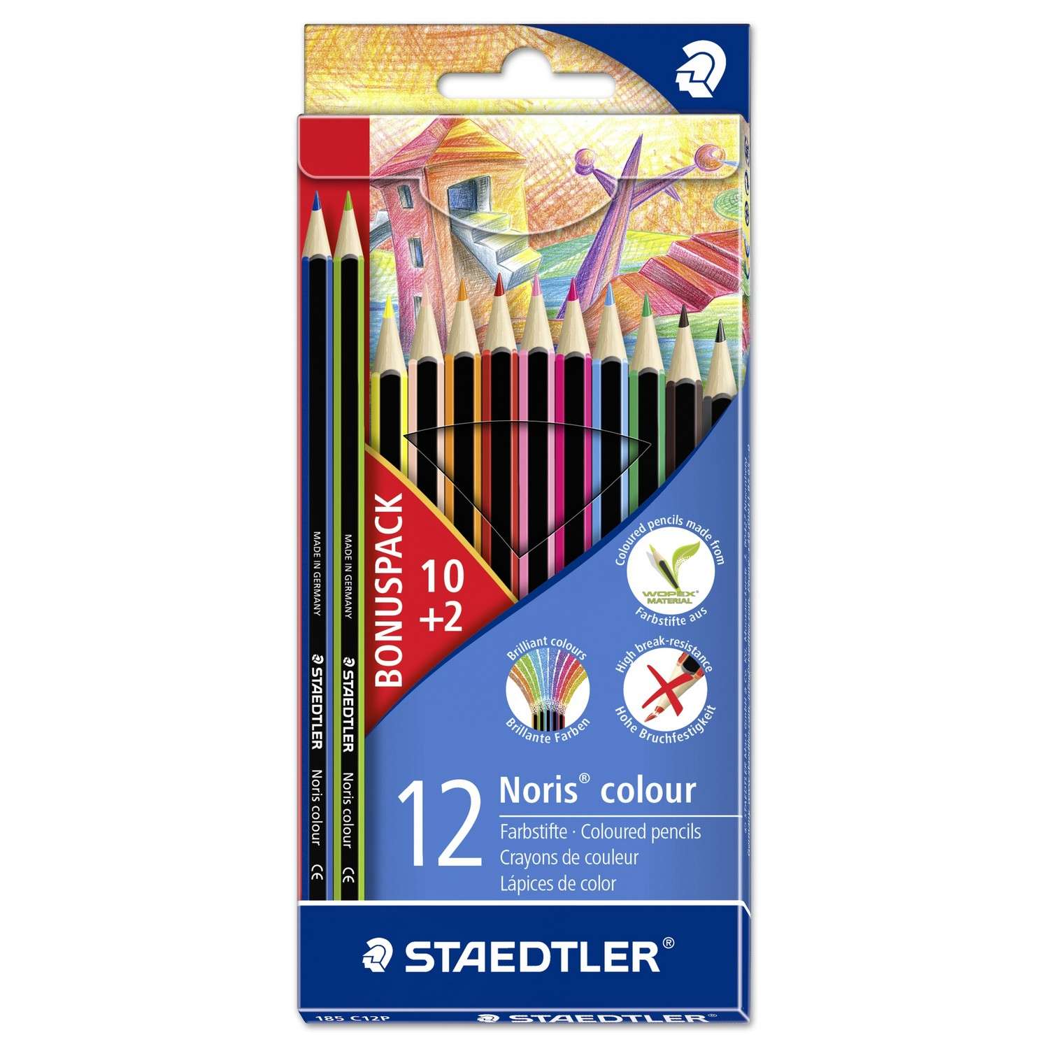 Карандаши цветные Staedtler 12 шт. - фото 1