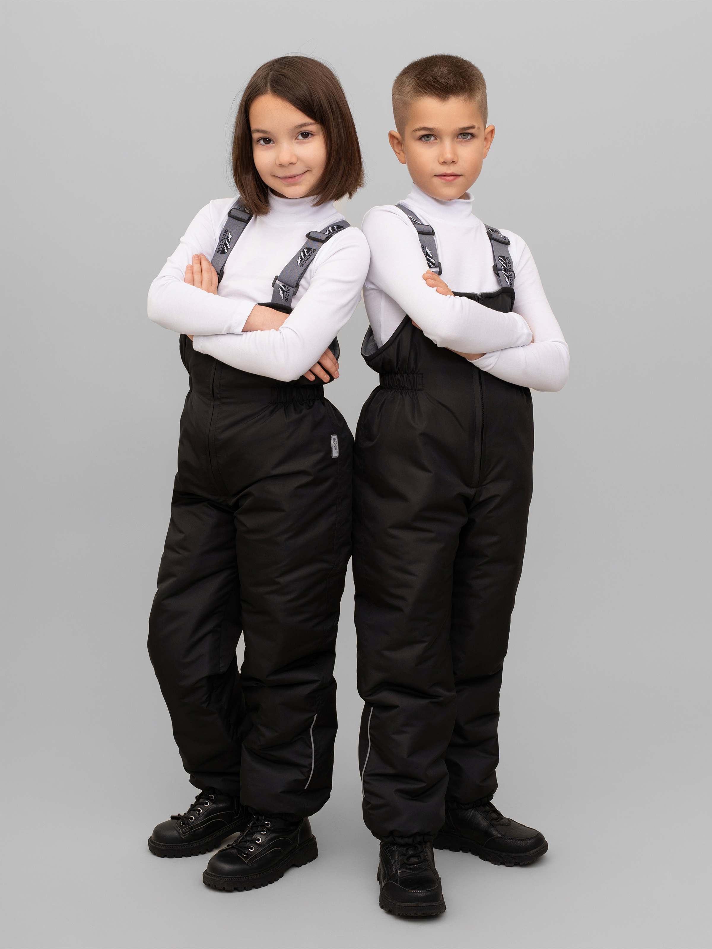 Полукомбинезон Arctic kids 60-010 черный - фото 2