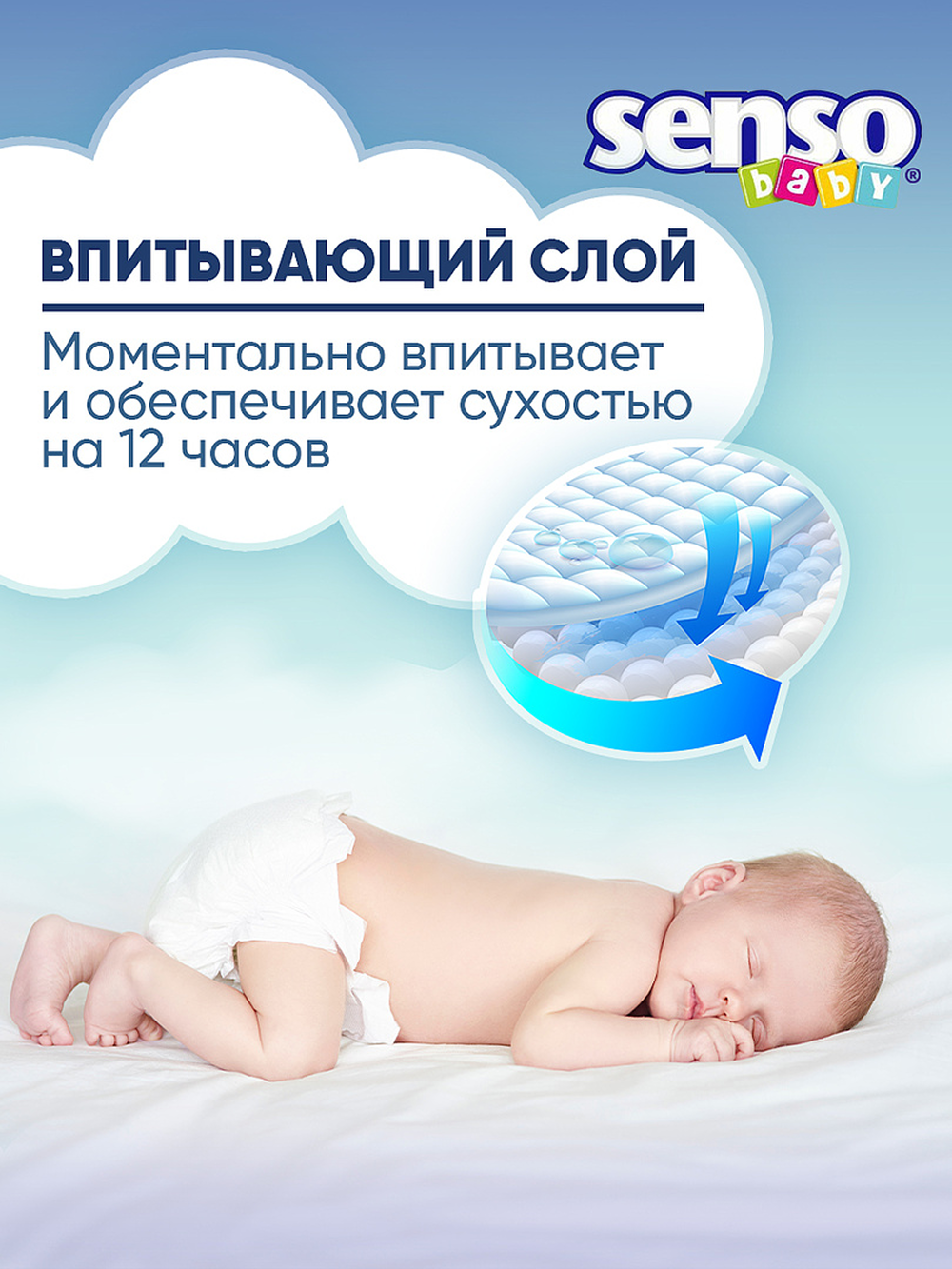Трусики SENSO BABY 4 (9-15 кг) 30 шт. - фото 6