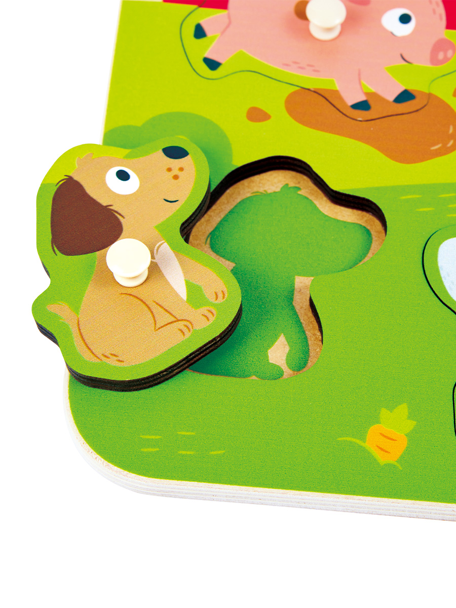 Игрушка Hape рамка-вкладыш На ферме - фото 4