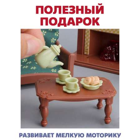 Аксессуар для кукол DDung кресло, кукольная техника, кукольный интерьер, стол, посуда