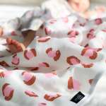 Одеяло Mjolk Леопард 80 x 80 см муслин