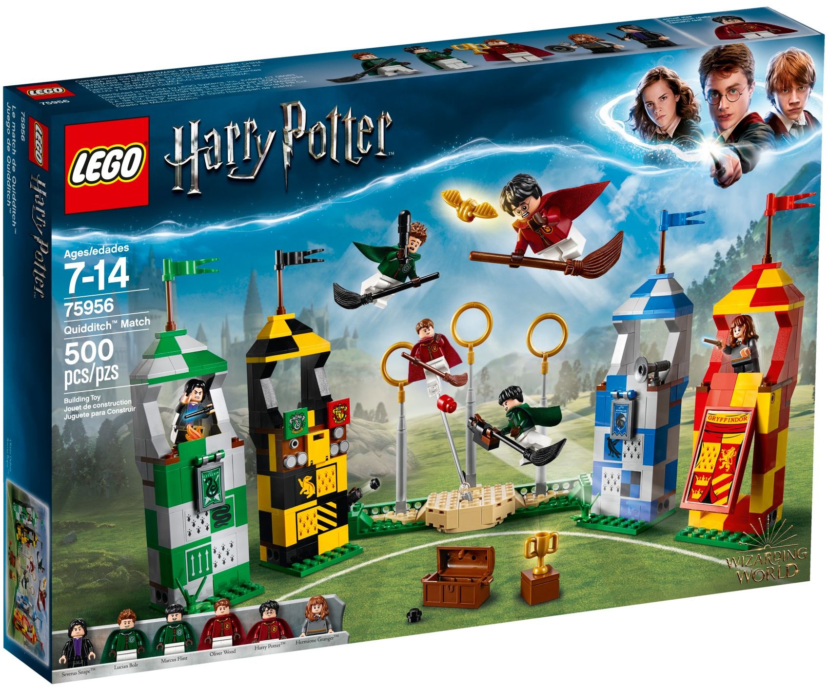 Изображение товара Конструктор LEGO Harry Potter Квиддич 75956 630 деталей для фанатов Гарри Поттера